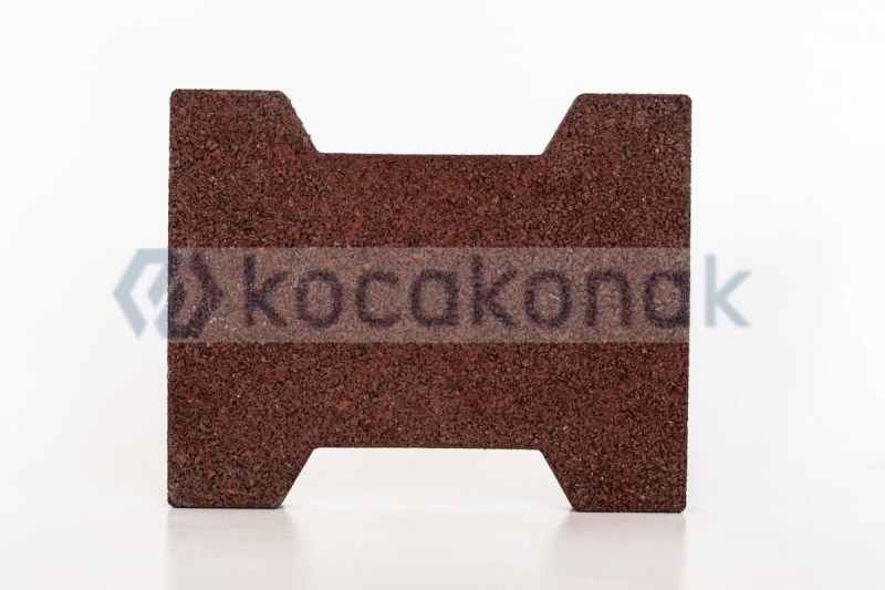 KAUÇUK KİLİT TAŞI 25*20 2 CM KİREMİT