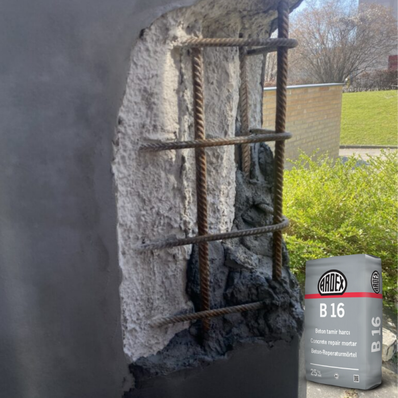 ARDEX B 16 Korozyon Önleyici Yapısal Tamir Harcı