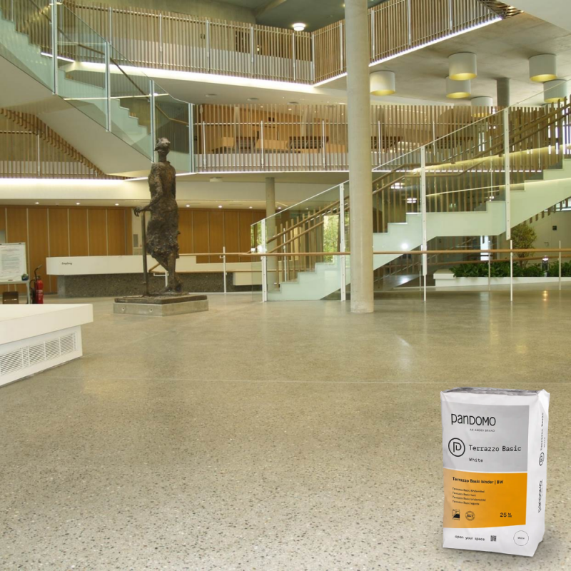 PANDOMO® BW errazzoBasic Yüzeyler Oluşturmak için Mineral Esaslı Beyaz Hidrolik Bağlayıcı