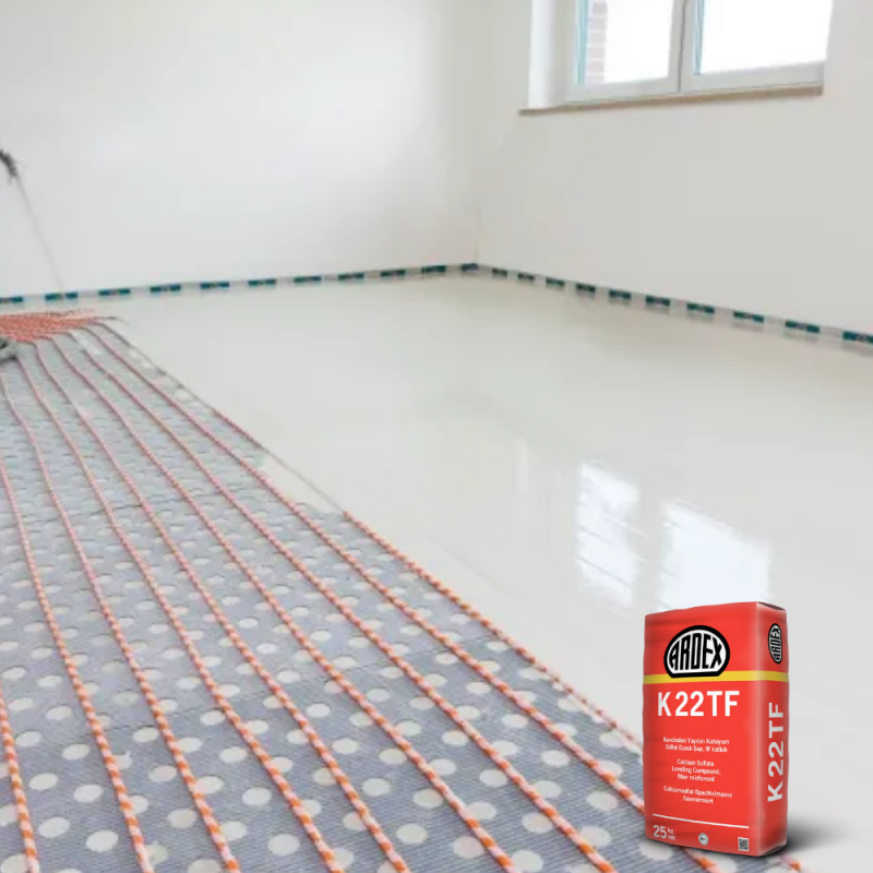 ARDEX K 22 TF Kalsiyum Sülfat Esaslı Kendinden Yayılan Şap