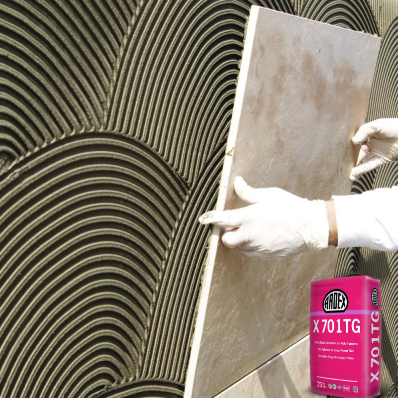 ARDEX X 701 TG Büyük Ebatlı Seramikler için Fleks Yapıştırıcı
